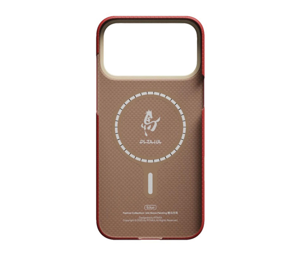 PITAKA Edge Case do iPhone 17 Pro Max Ink Horse Cinnabar - 1541641 - zdjęcie 2